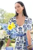Daisy Dress in Papillon Cobalt sold by Beau & Ro