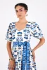 Daisy Dress in Papillon Cobalt sold by Beau & Ro