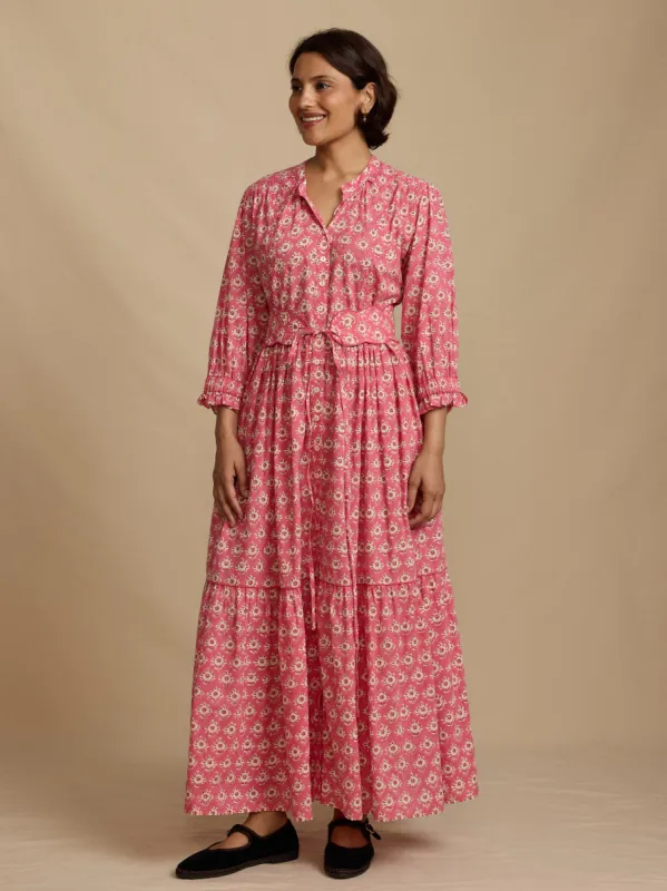 Colette Dress in Pink China Tea sold by Beau & Ro