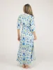 The Eloise Dress | White Folk Flower sold by Beau & Ro