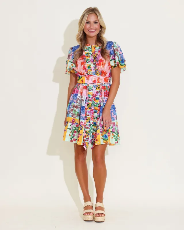 Heather Dress in Floral Sketch sold by Beau & Ro
