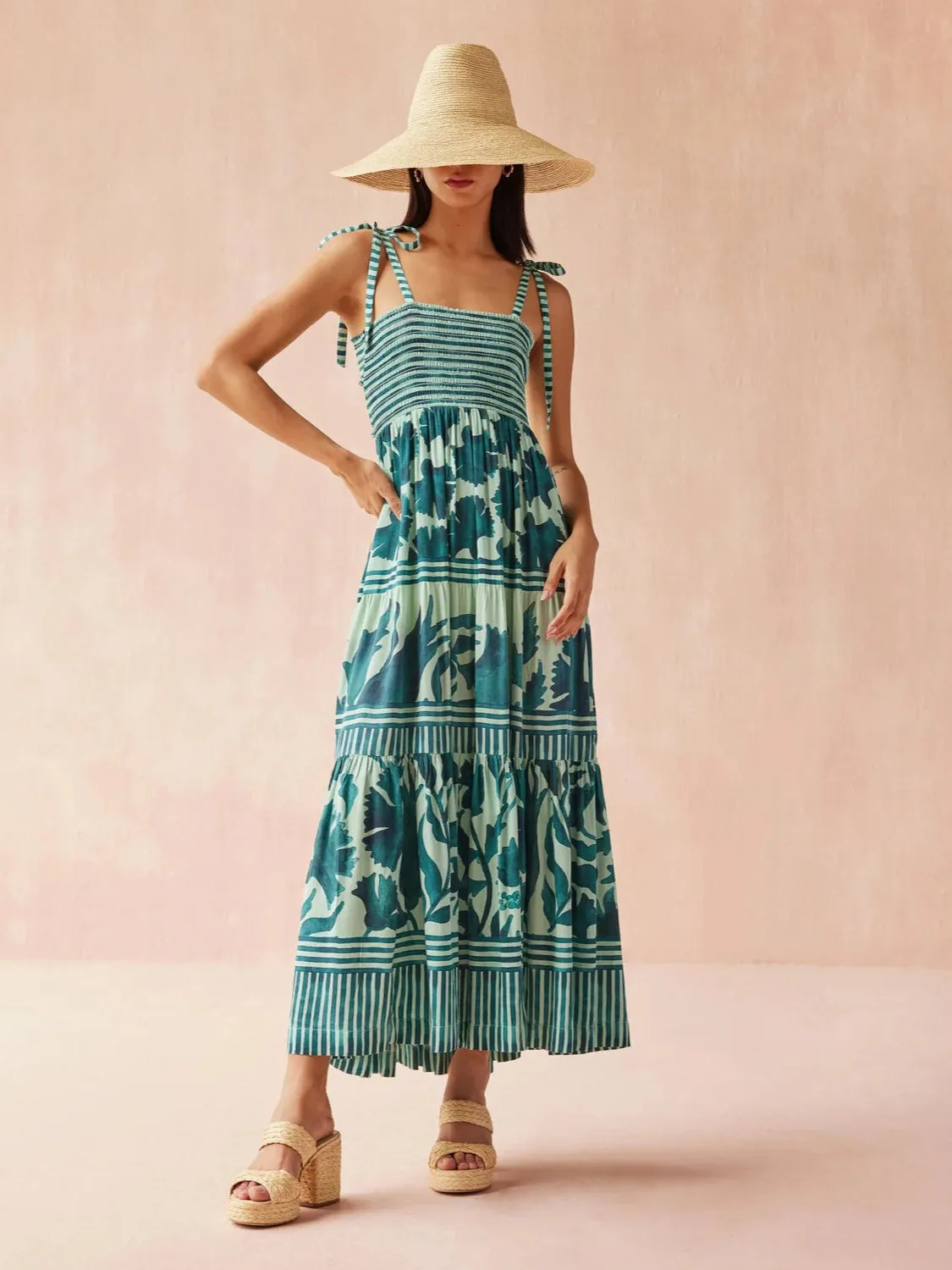 Lana Maxi in Delfina Montego sold by Beau & Ro
