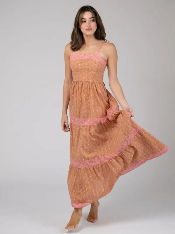 The Mallorca Maxi | Pink Stripe sold by Beau & Ro