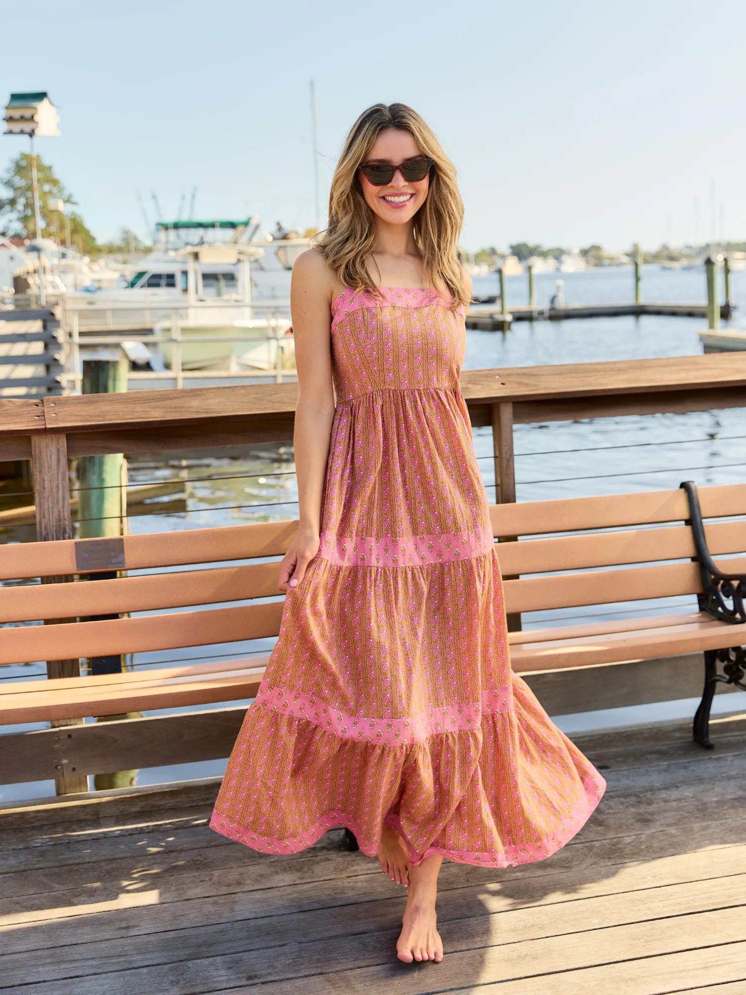 The Mallorca Maxi | Pink Stripe sold by Beau & Ro product image thumbnail 2