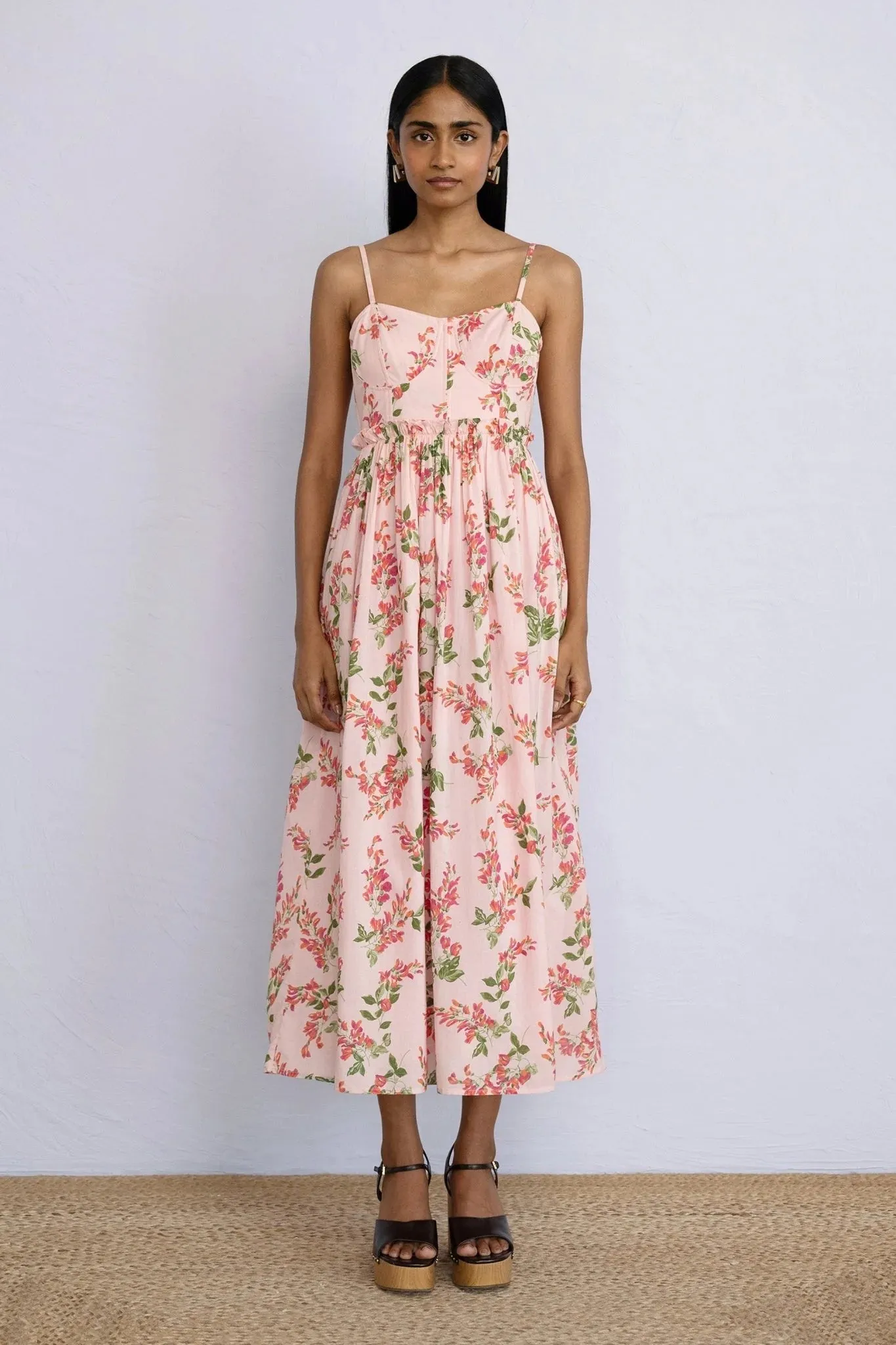 Phoebe Dress in Wisteria Cabaret sold by Beau & Ro product image thumbnail 2