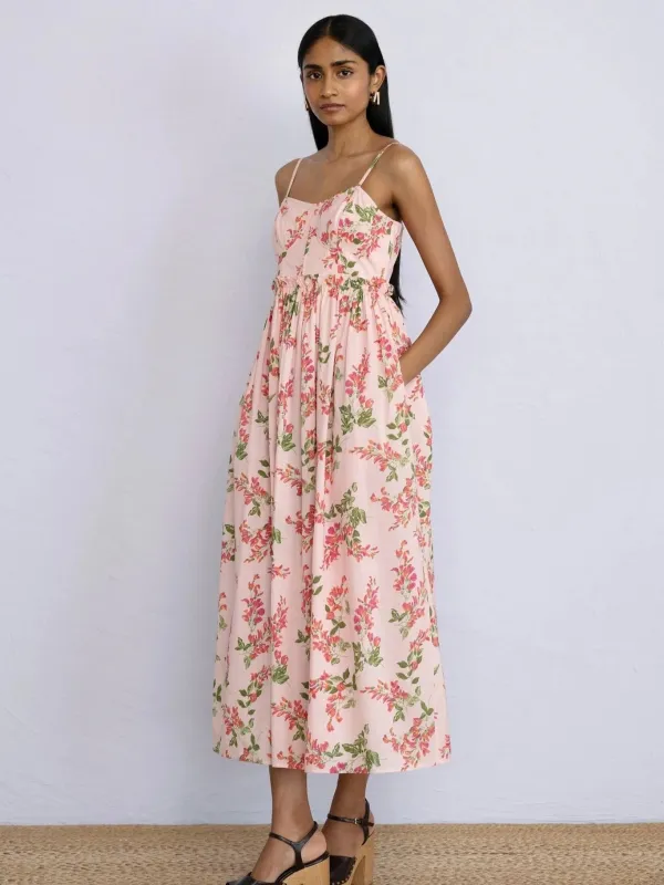 Phoebe Dress in Wisteria Cabaret sold by Beau & Ro