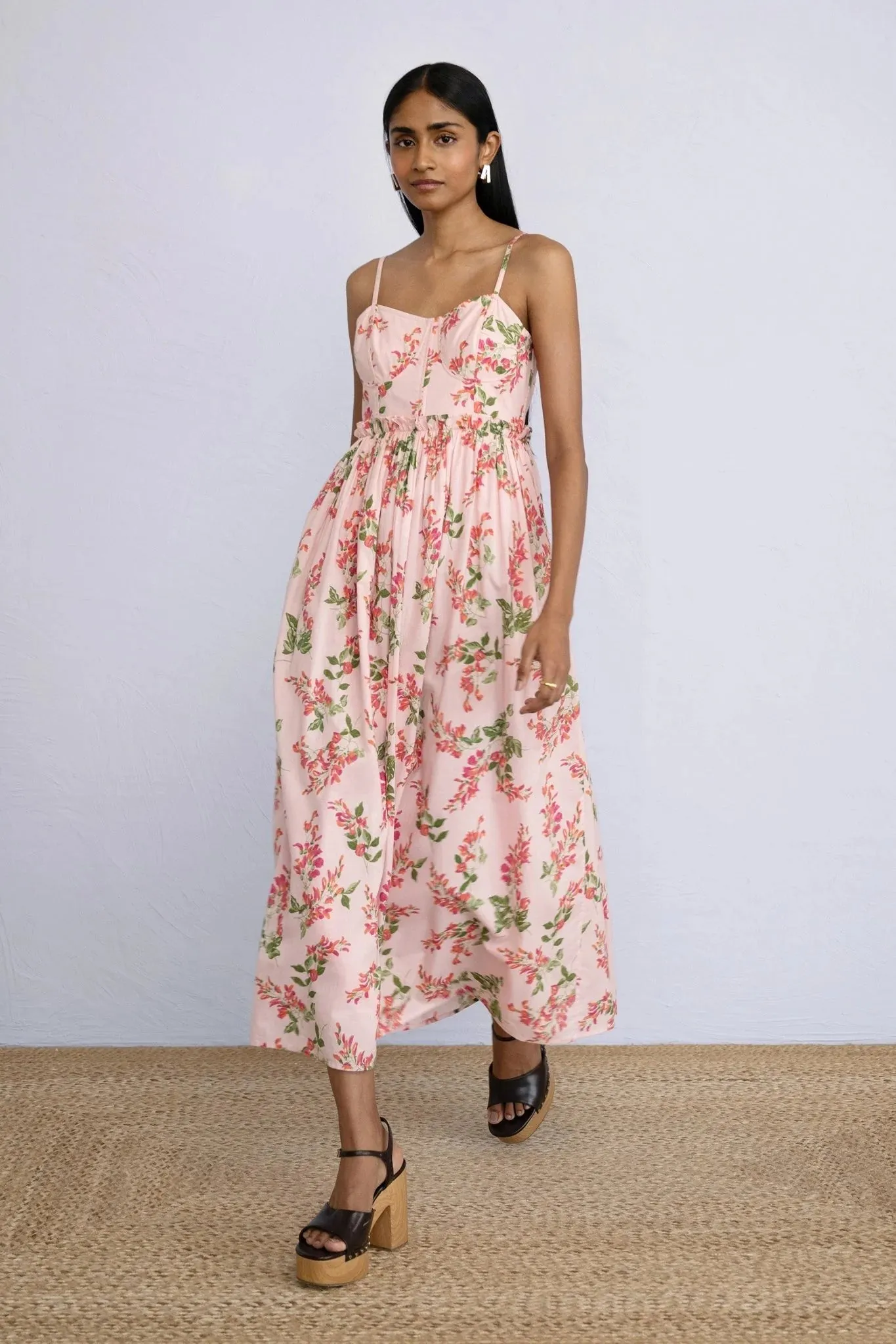 Phoebe Dress in Wisteria Cabaret sold by Beau & Ro product image thumbnail 5