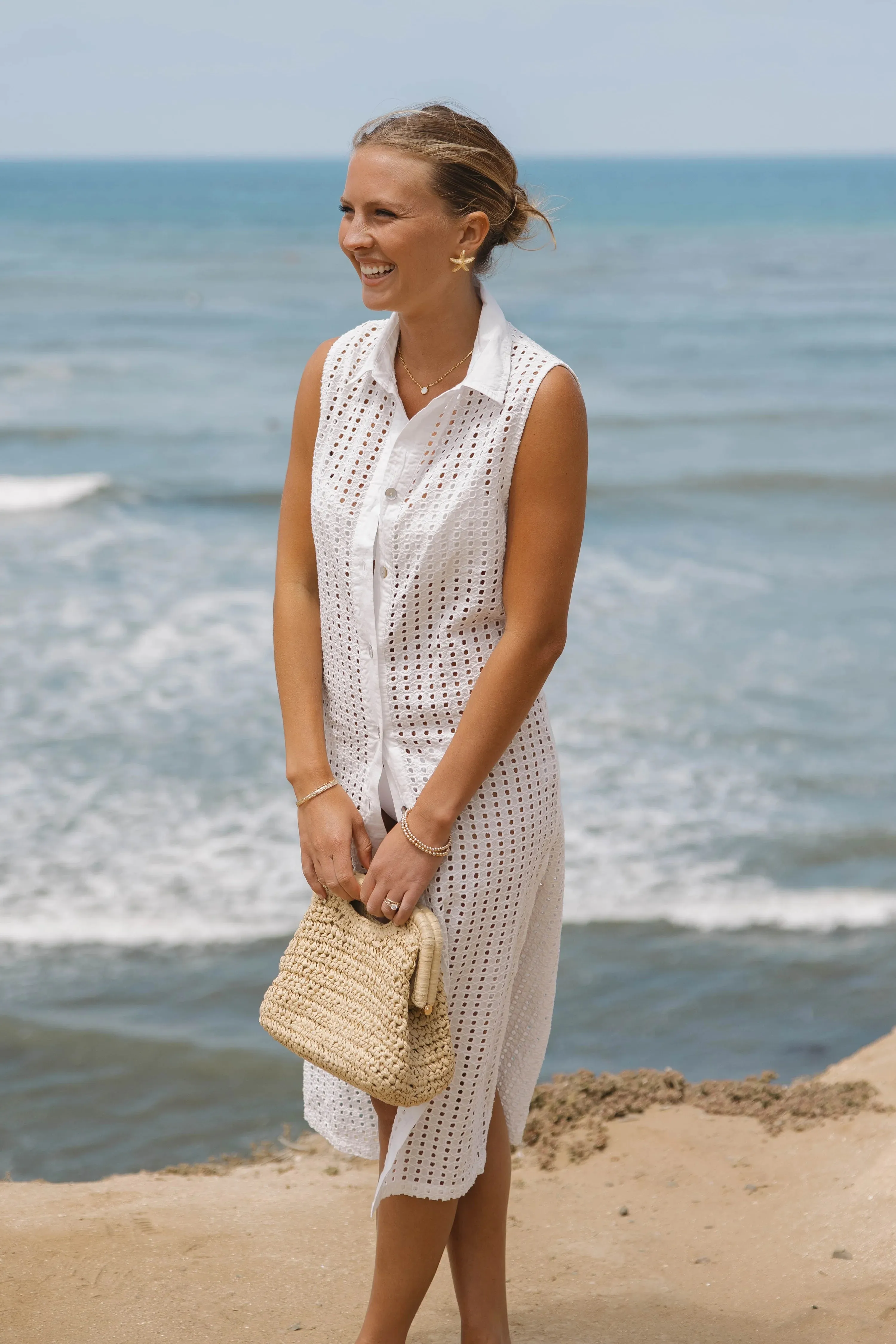 Sofia Dress in White sold by Beau & Ro product image thumbnail 3