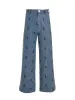 Disco Pant in Thin Stripe / Small Paisley sold by Beau & Ro