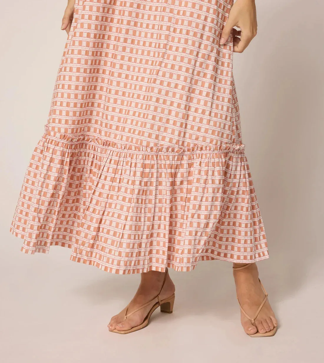 Magnolia Ankle Dress in Bellini Peach sold by Beau & Ro product image thumbnail 5