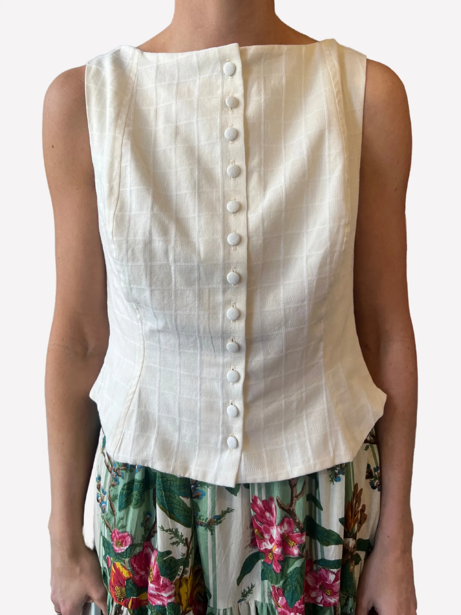 Alice Top in Sugar Cube sold by Beau & Ro