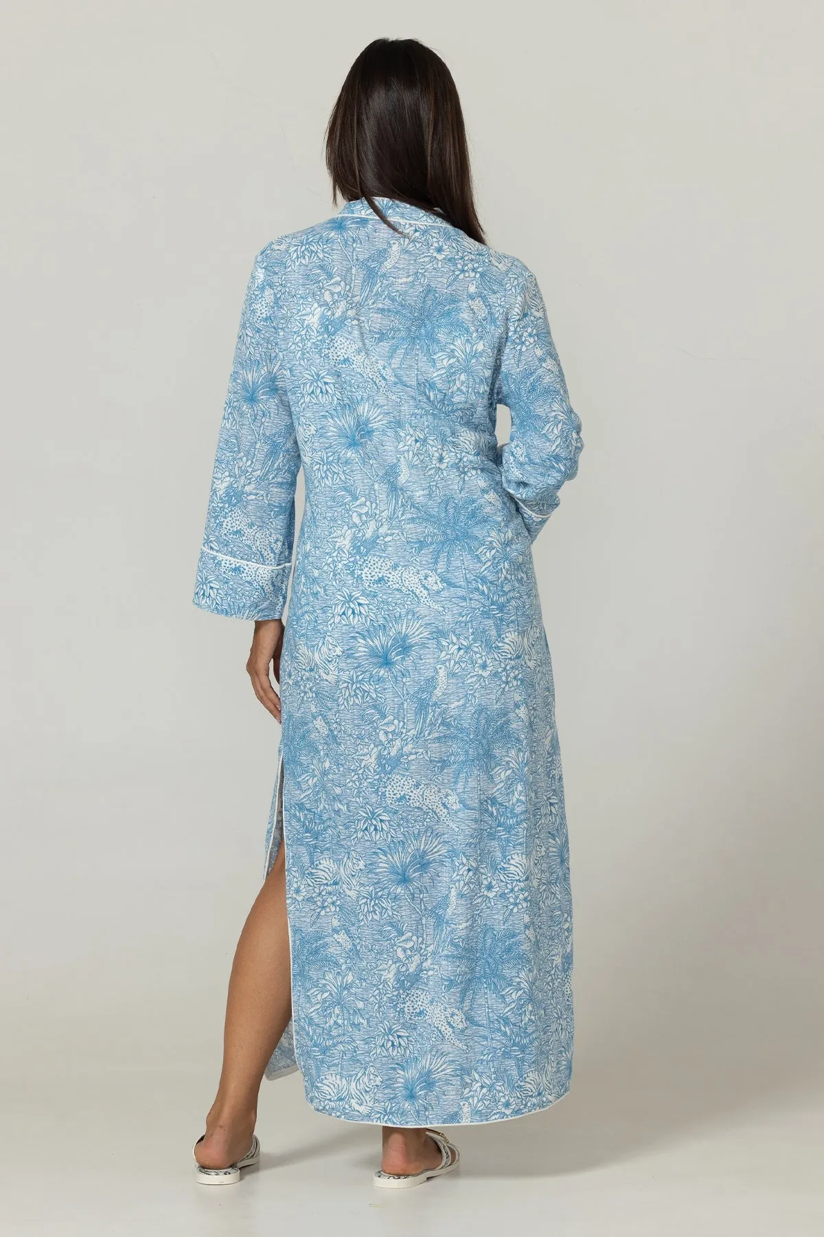 Lulu Maxi Dress in Blue sold by Beau & Ro product image thumbnail 4