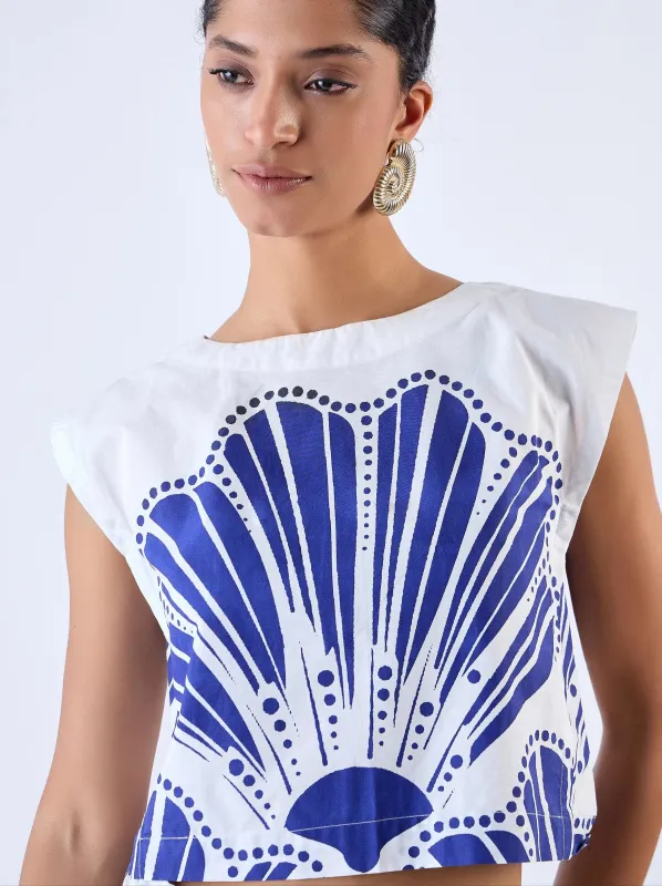 Piper Top in Venus Navy sold by Beau & Ro