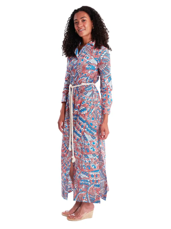 Monteith Caftan in Falcon Cotton Candy sold by Beau & Ro