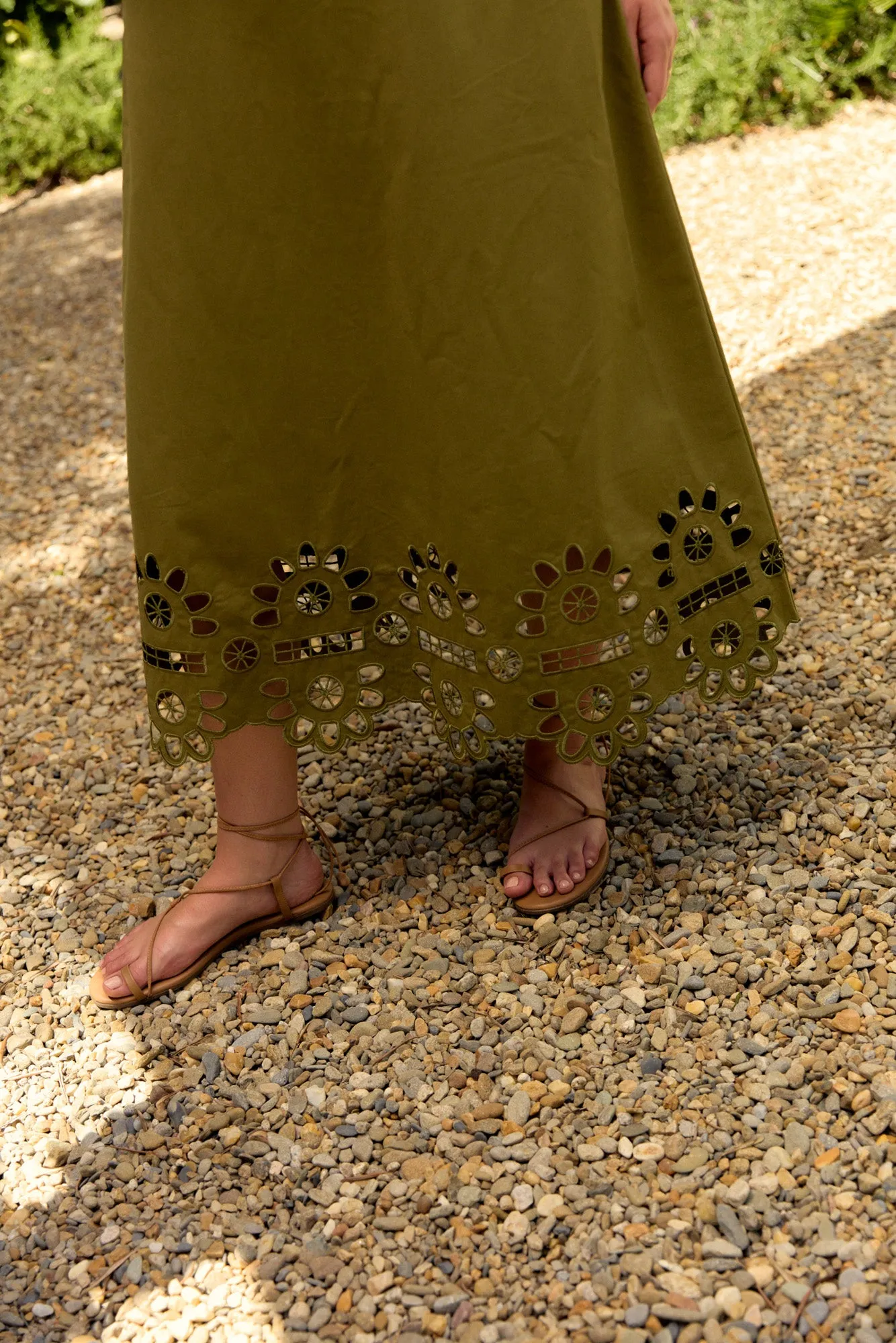 Dani Dress in Olive sold by Beau & Ro product image thumbnail 4