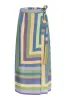 Leigh Wrap Skirt in Plaza sold by Beau & Ro