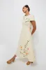 Necaise Dress in Light Yellow sold by Beau & Ro