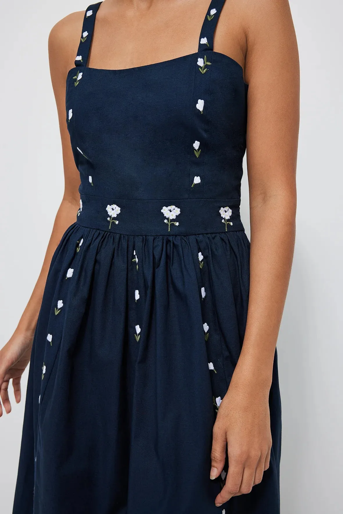 Hulya Dress in Indigo Blue sold by Beau & Ro product image thumbnail 3