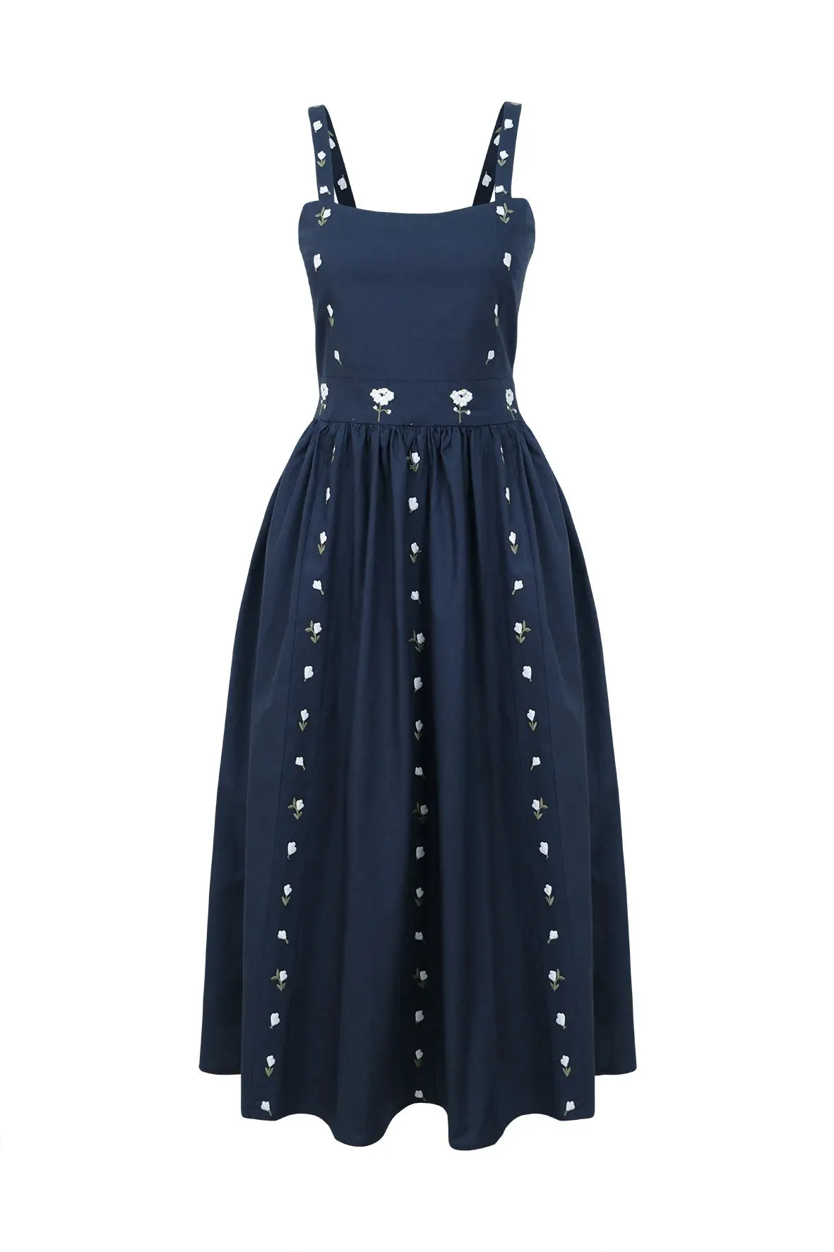 Hulya Dress in Indigo Blue sold by Beau & Ro product image thumbnail 5