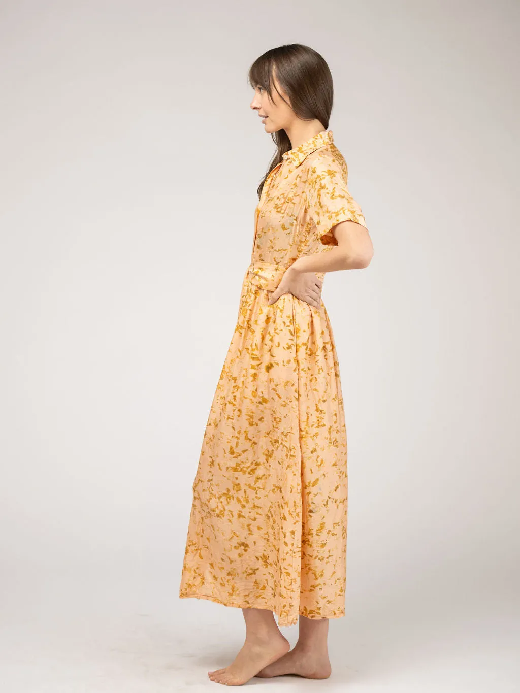 The Elle Maxi Dress | Eco Marigold Blush sold by Beau & Ro product image thumbnail 4