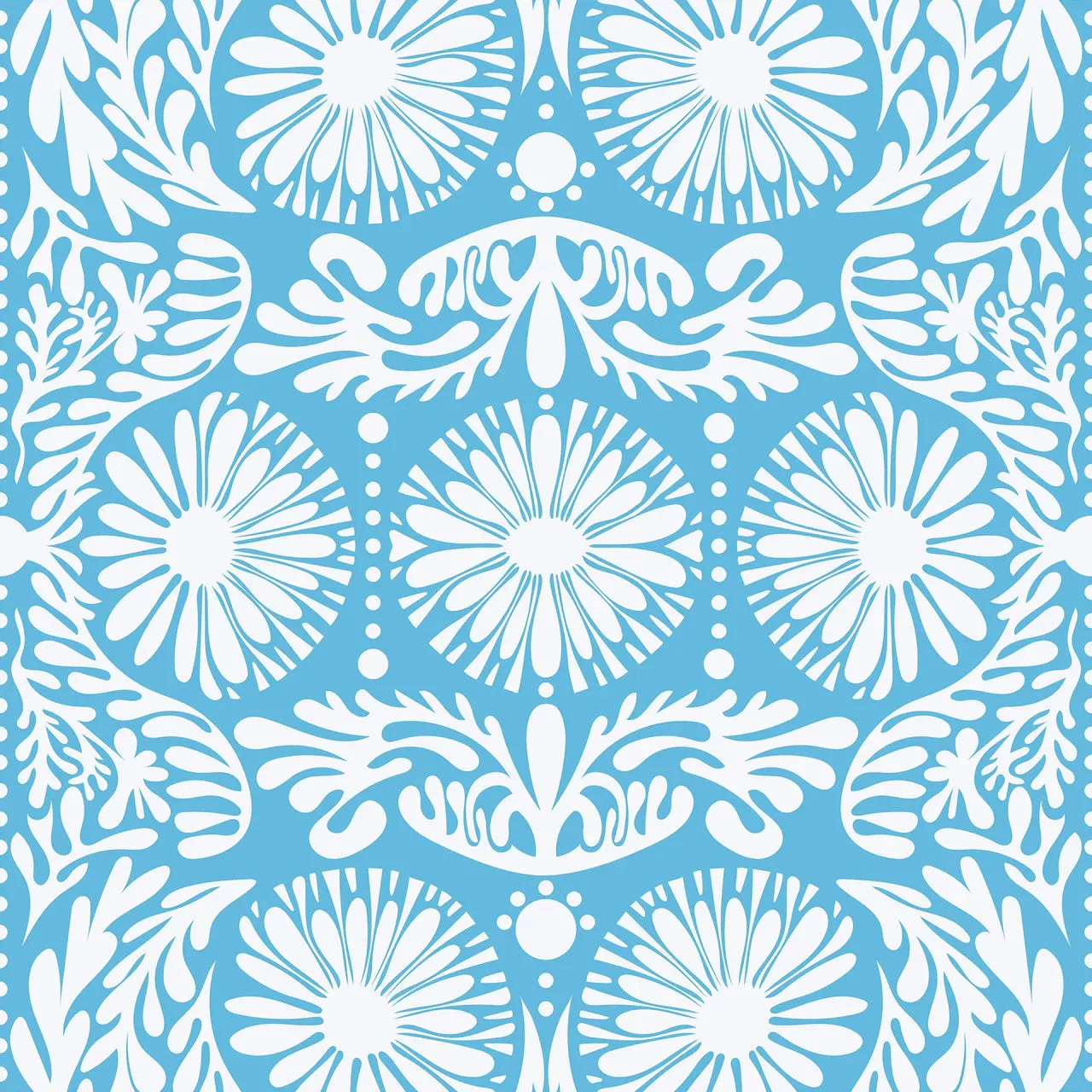 Margot Dress in Sky Jardin sold by Beau & Ro product image thumbnail 5