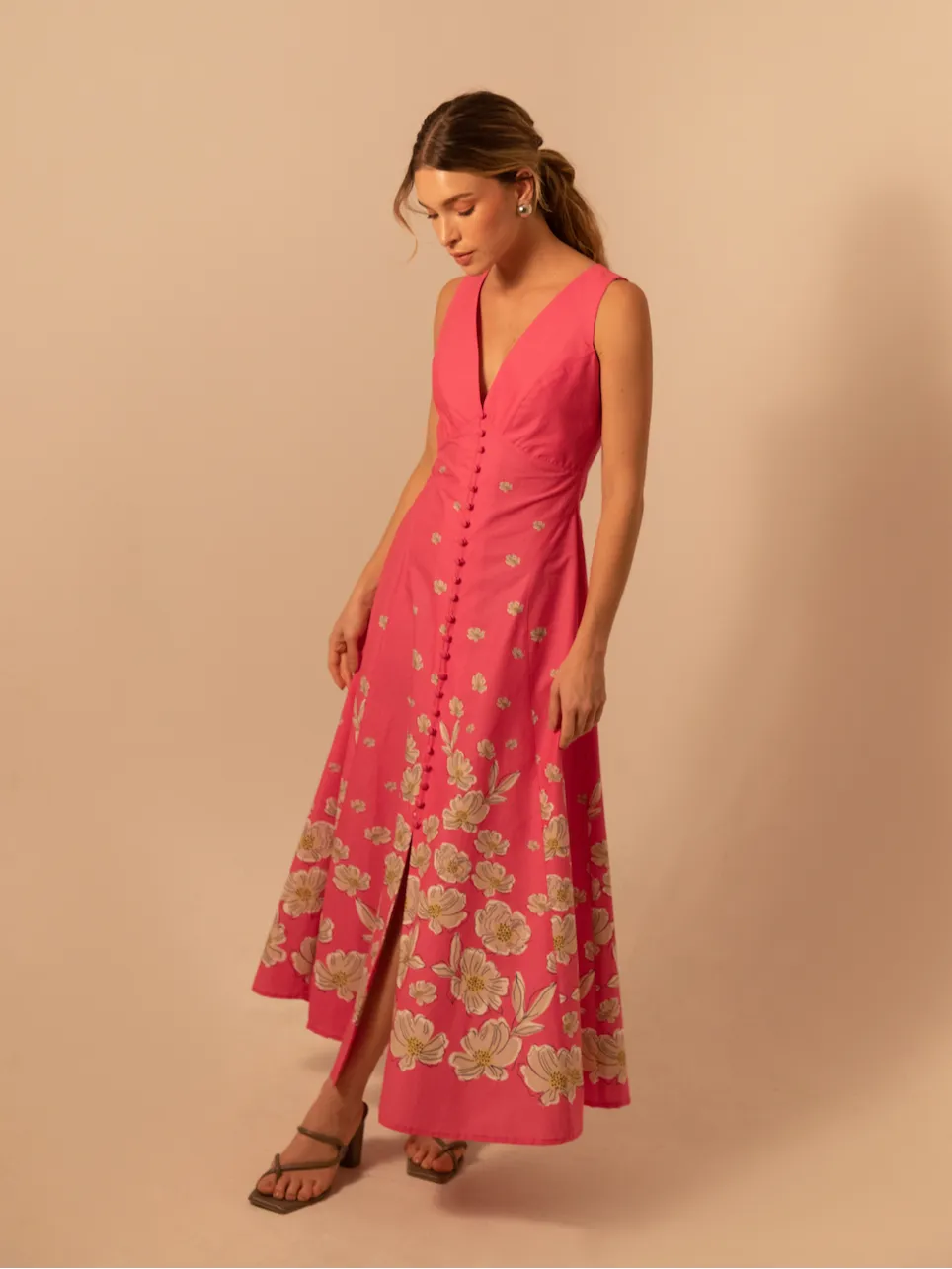 Isla Maxi in Magenta Daisy sold by Beau & Ro