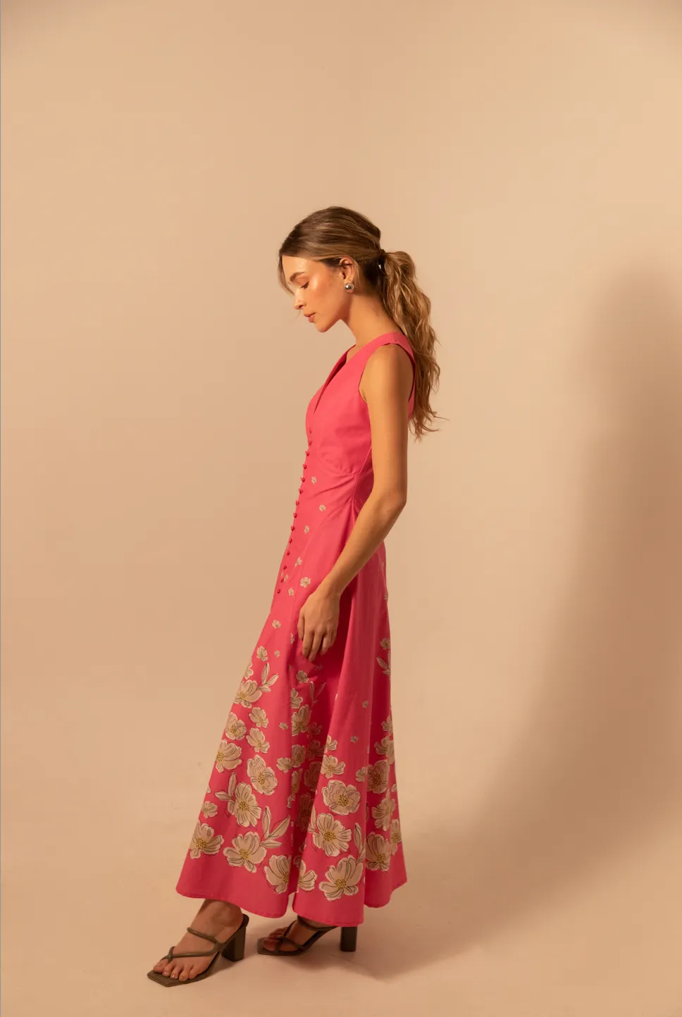 Isla Maxi in Magenta Daisy sold by Beau & Ro product image thumbnail 2