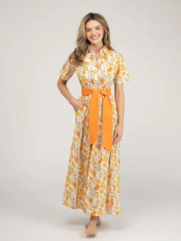 The Elle Maxi Dress | Clementine Citrus sold by Beau & Ro