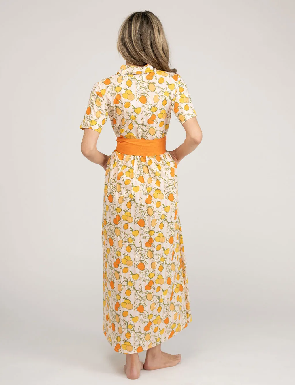 The Elle Maxi Dress | Clementine Citrus sold by Beau & Ro product image thumbnail 4