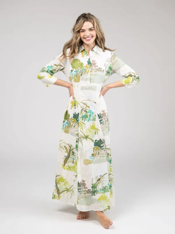 The Alexa Dress | Palm sold by Beau & Ro