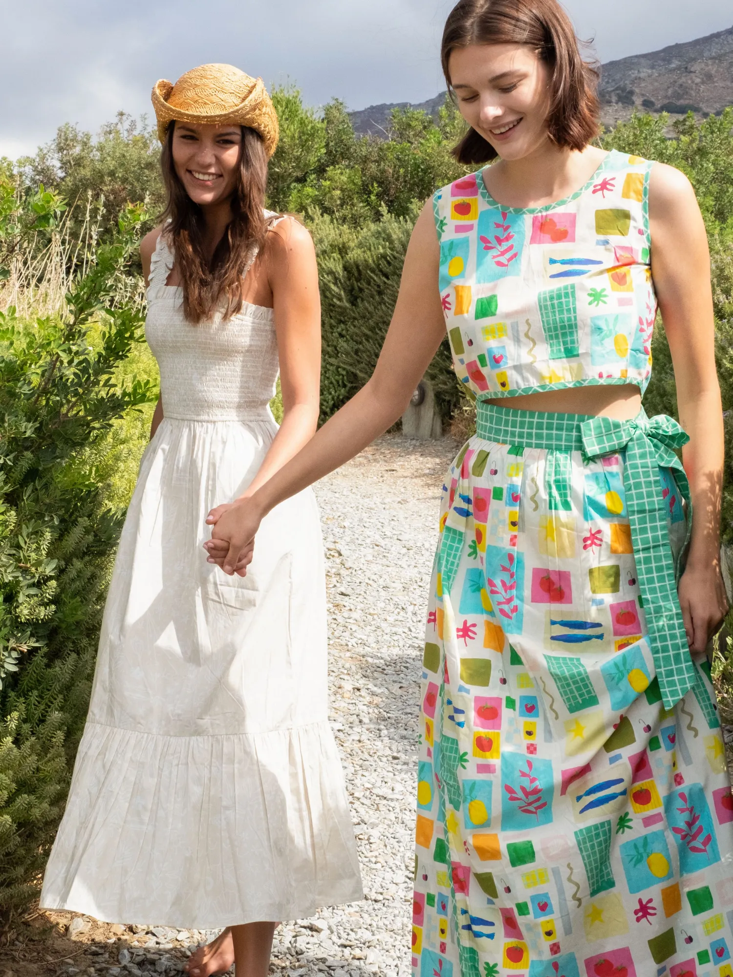 The Page Midi Dress | Ivory Stars & Shells sold by Beau & Ro product image thumbnail 2