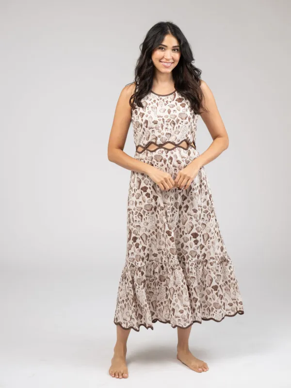 The Lina Dress | Coco Shells sold by Beau & Ro