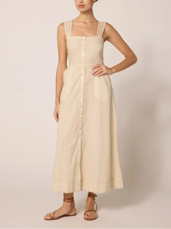 Amada Ankle Dress in Rialto sold by Beau & Ro