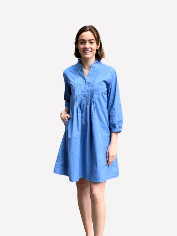 Linda Dress in French Blue sold by Beau & Ro