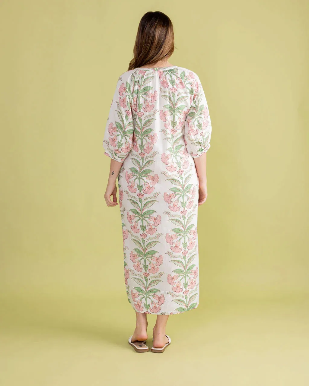 Madeline Dress in Lily Stripe sold by Beau & Ro product image thumbnail 3