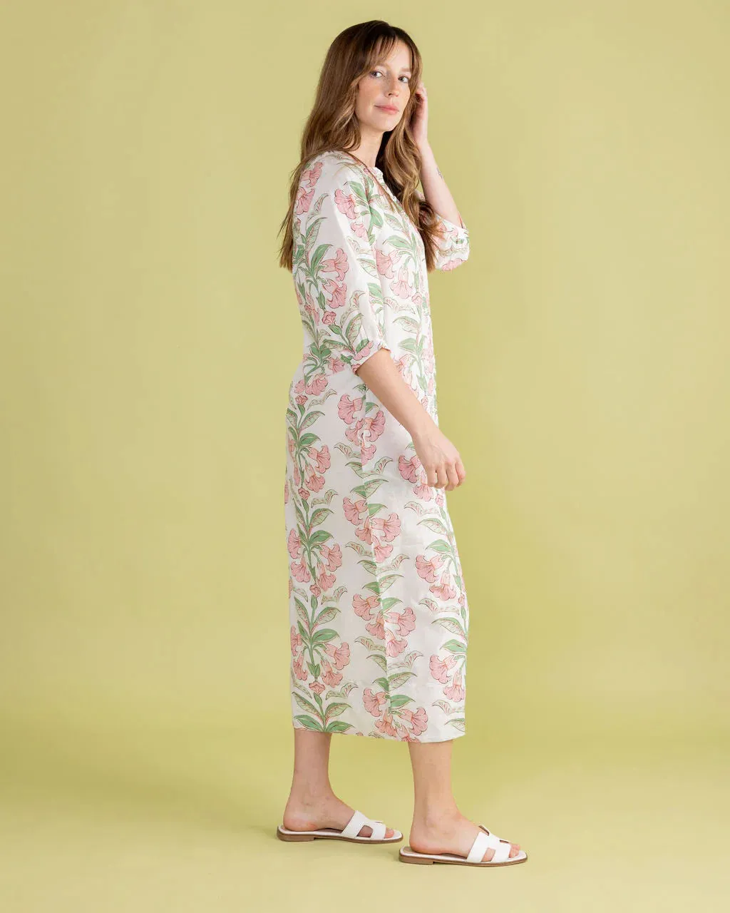 Madeline Dress in Lily Stripe sold by Beau & Ro product image thumbnail 2
