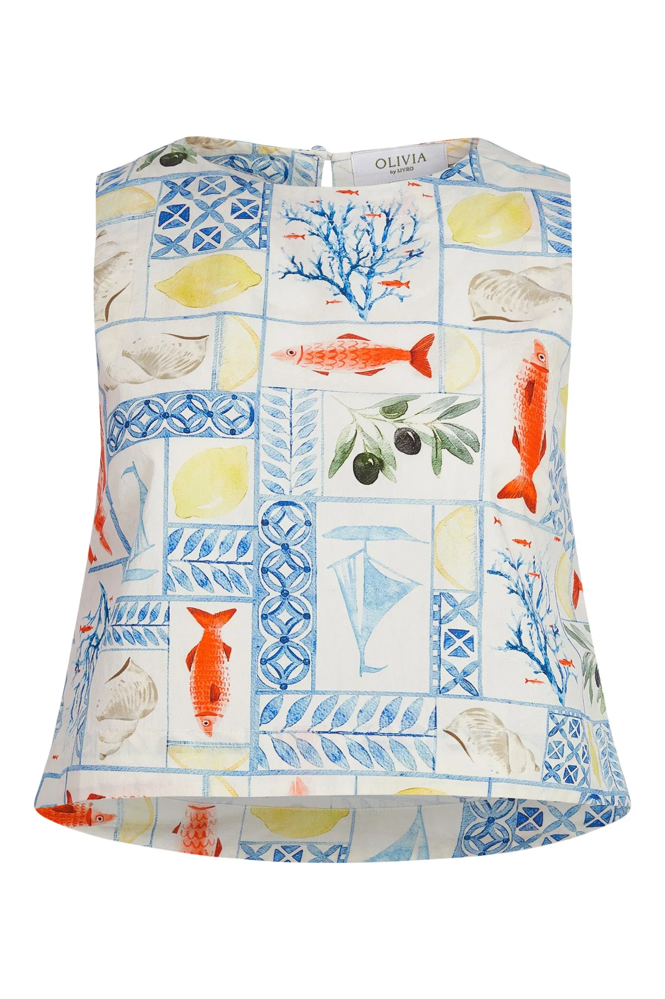 Dani Top in Il Lido sold by Beau & Ro product image thumbnail 2