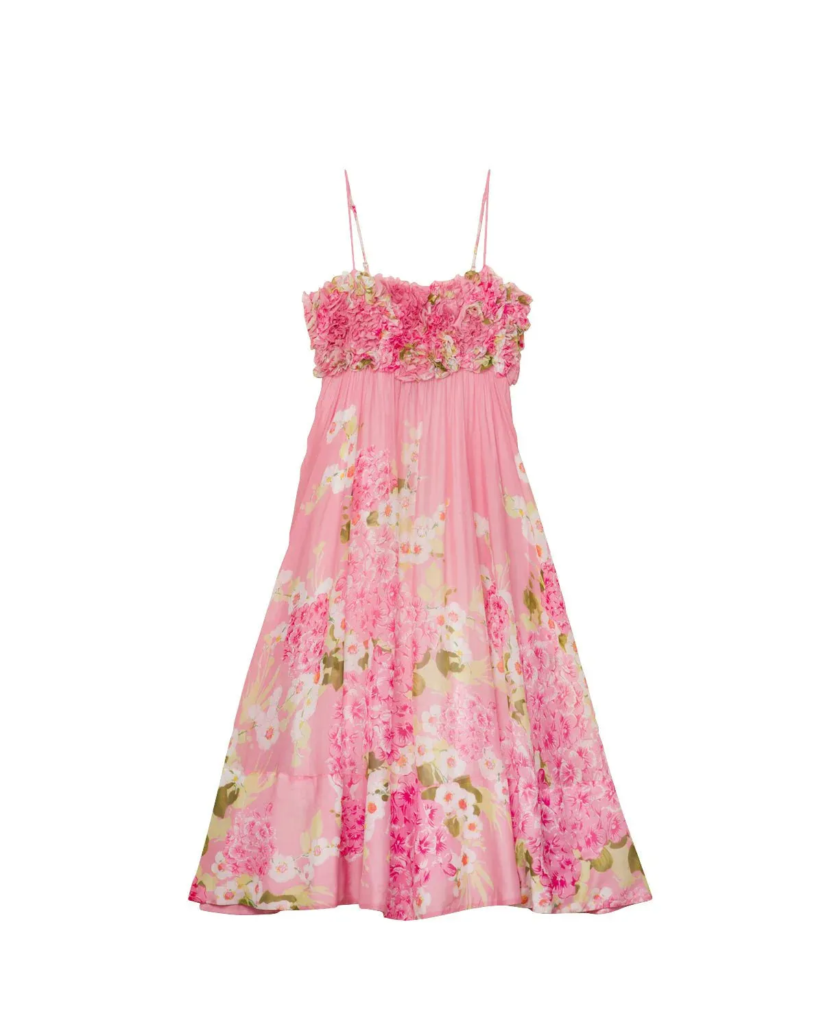Organza Strap Dress in Cherry Blossom sold by Beau & Ro product image thumbnail 3