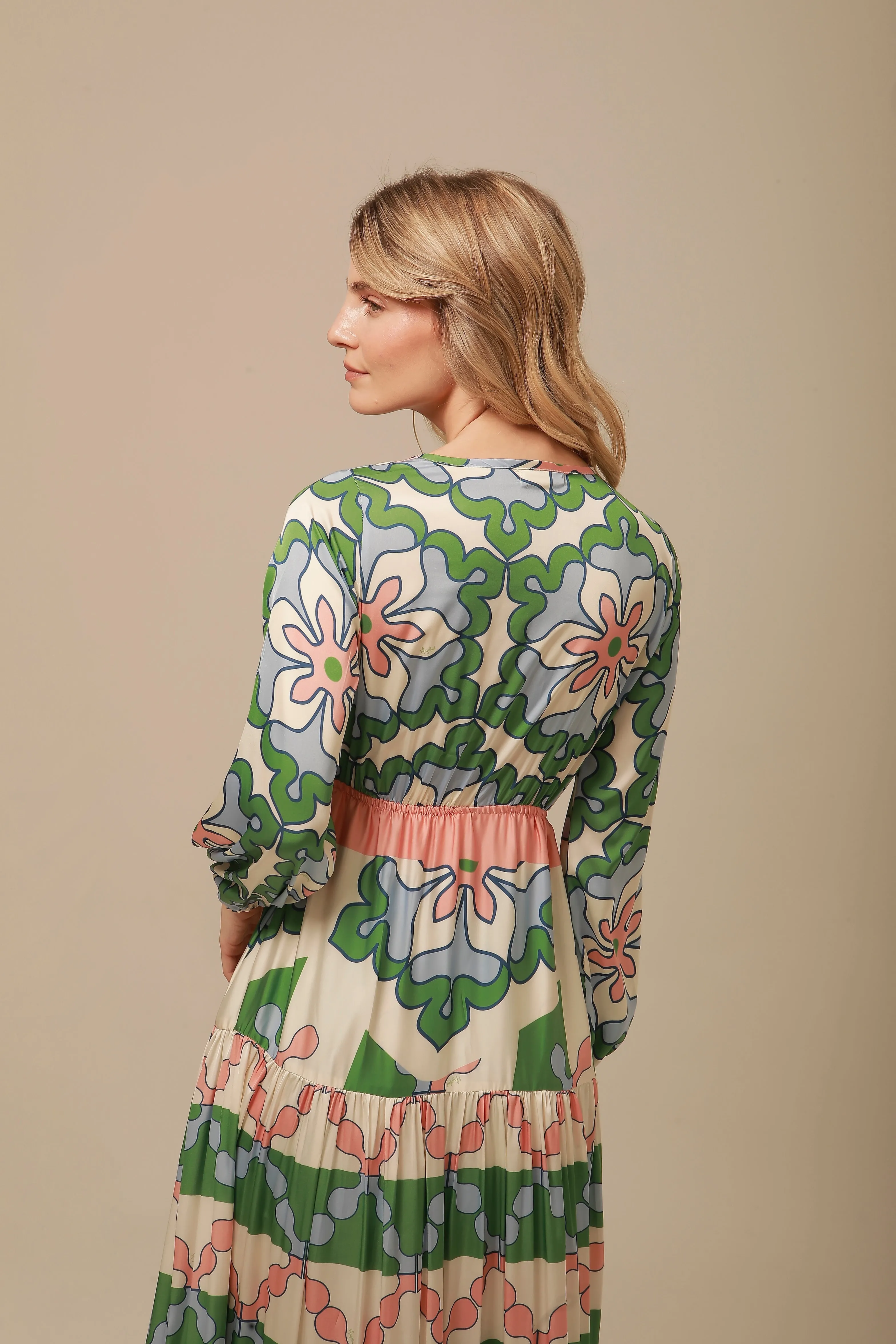 Eva Dress in Multi Floral sold by Beau & Ro product image thumbnail 4