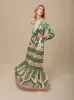 Eva Dress in Multi Floral sold by Beau & Ro
