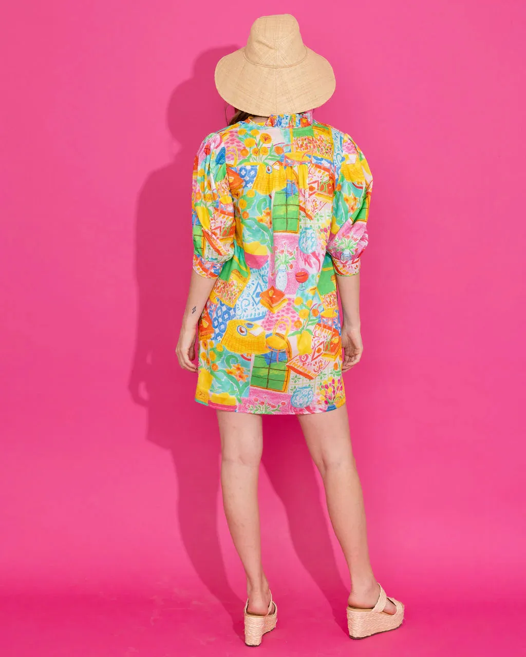 Abigail Dress in Van Gogh sold by Beau & Ro product image thumbnail 4