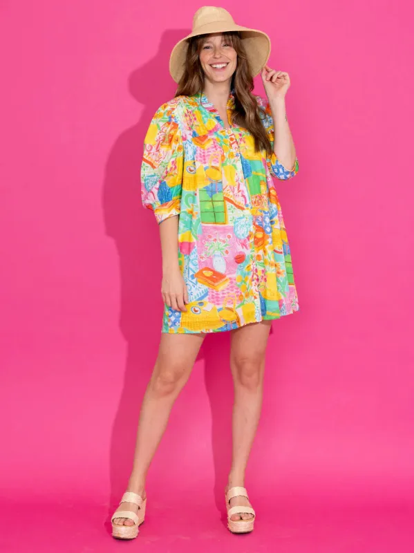 Abigail Dress in Van Gogh sold by Beau & Ro