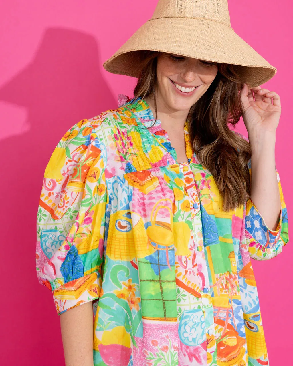 Abigail Dress in Van Gogh sold by Beau & Ro product image thumbnail 5