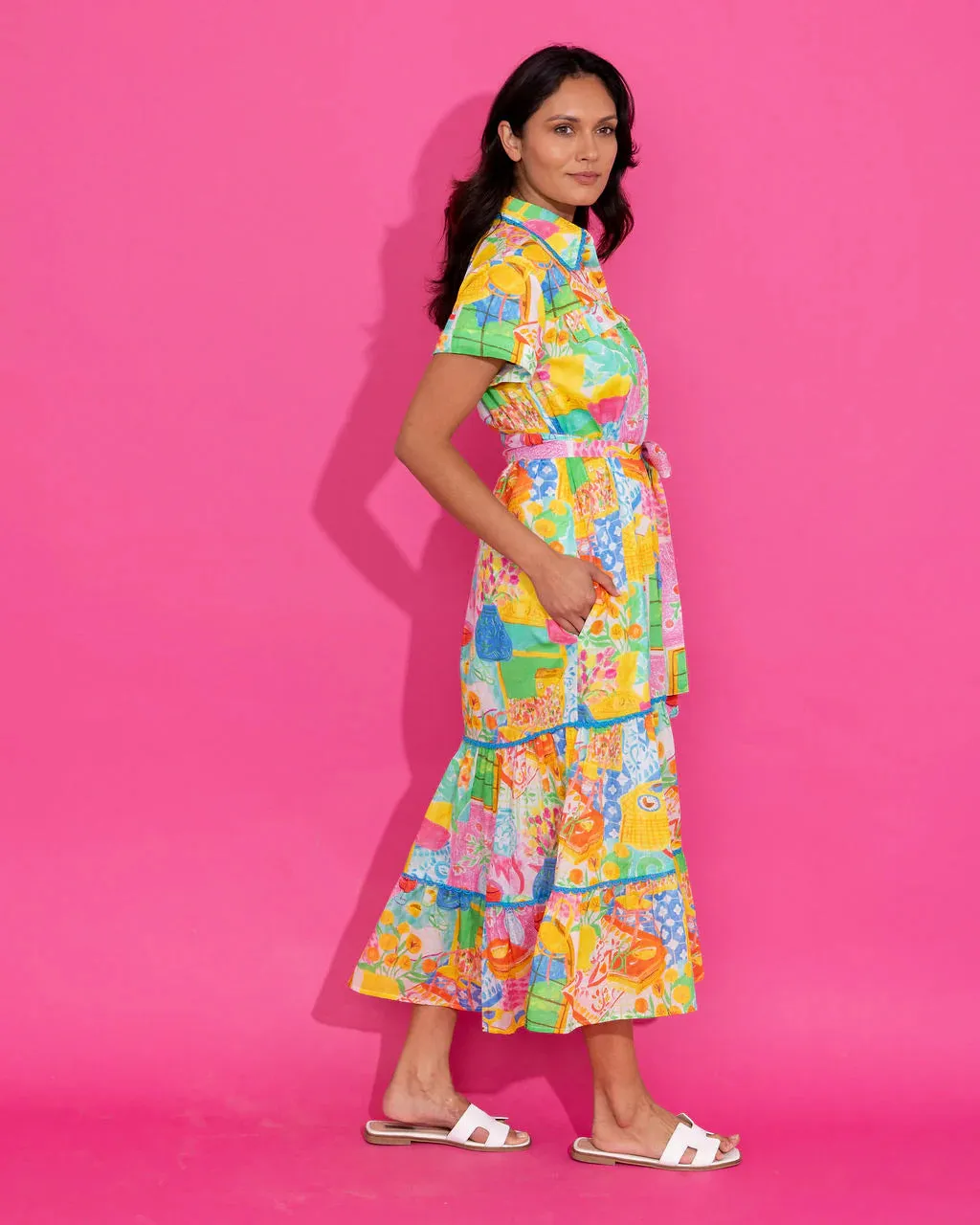 Rachel Dress in Van Gogh sold by Beau & Ro product image thumbnail 3
