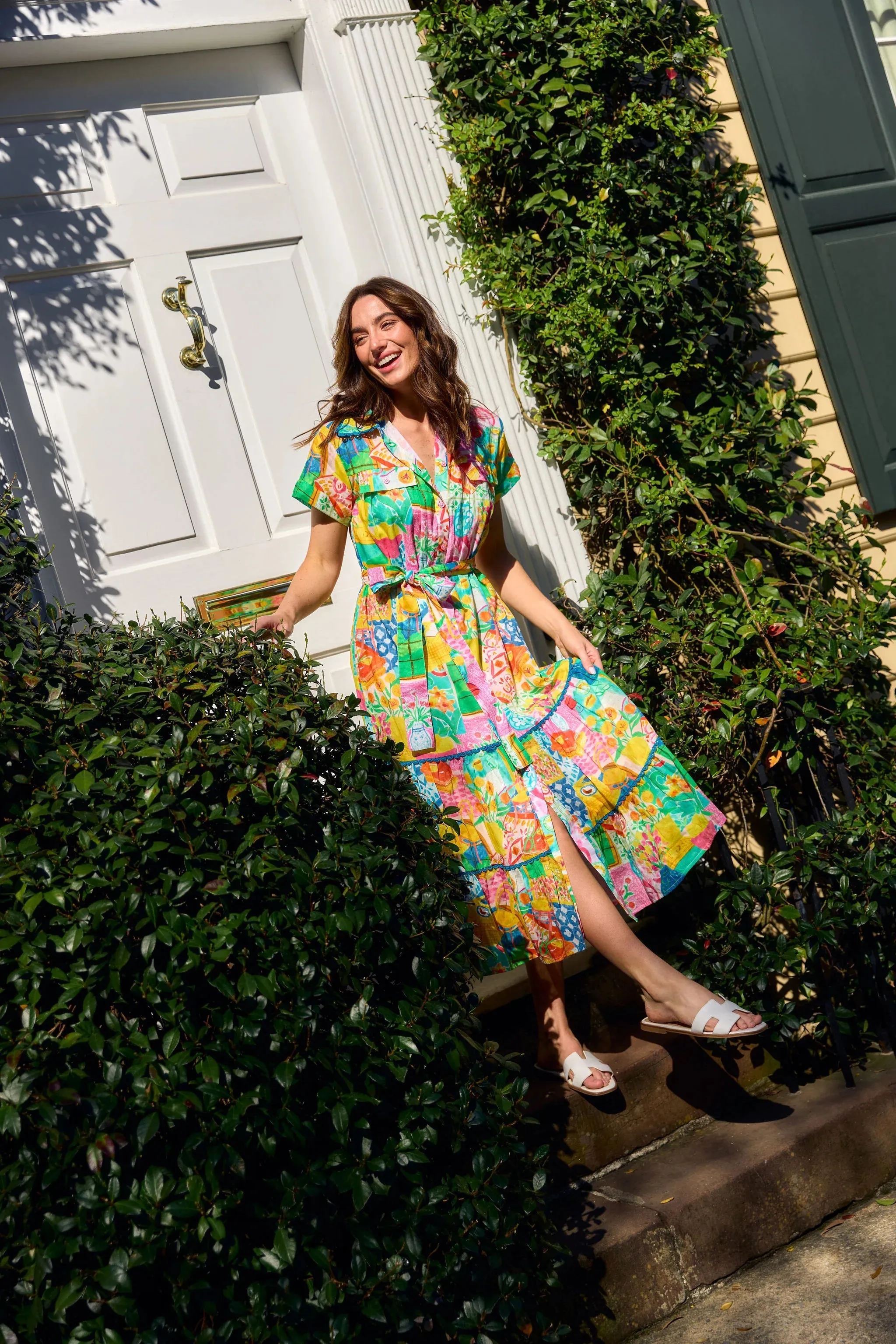 Rachel Dress in Van Gogh sold by Beau & Ro product image thumbnail 2