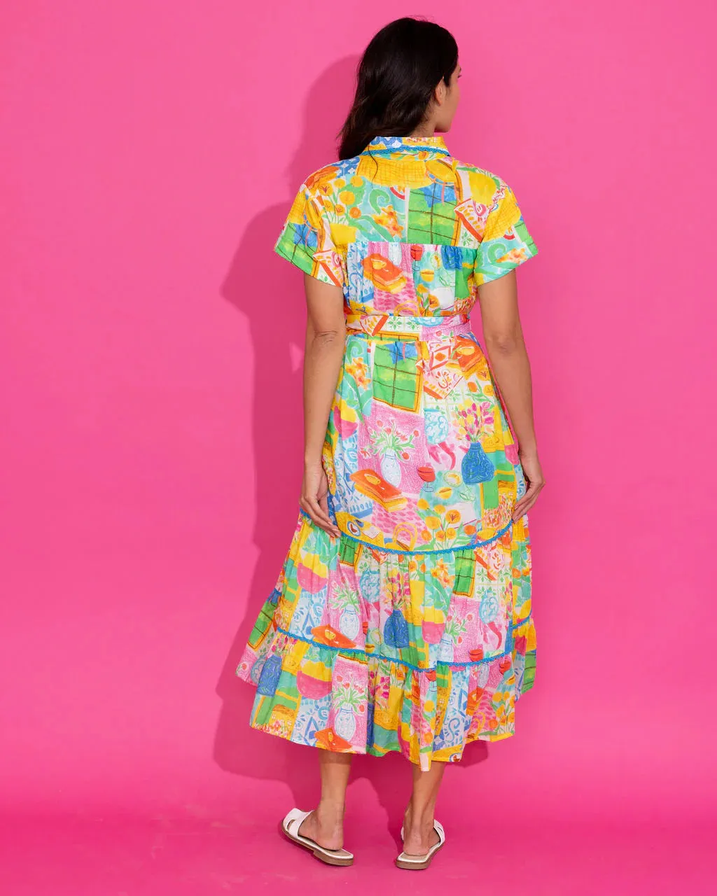 Rachel Dress in Van Gogh sold by Beau & Ro product image thumbnail 4