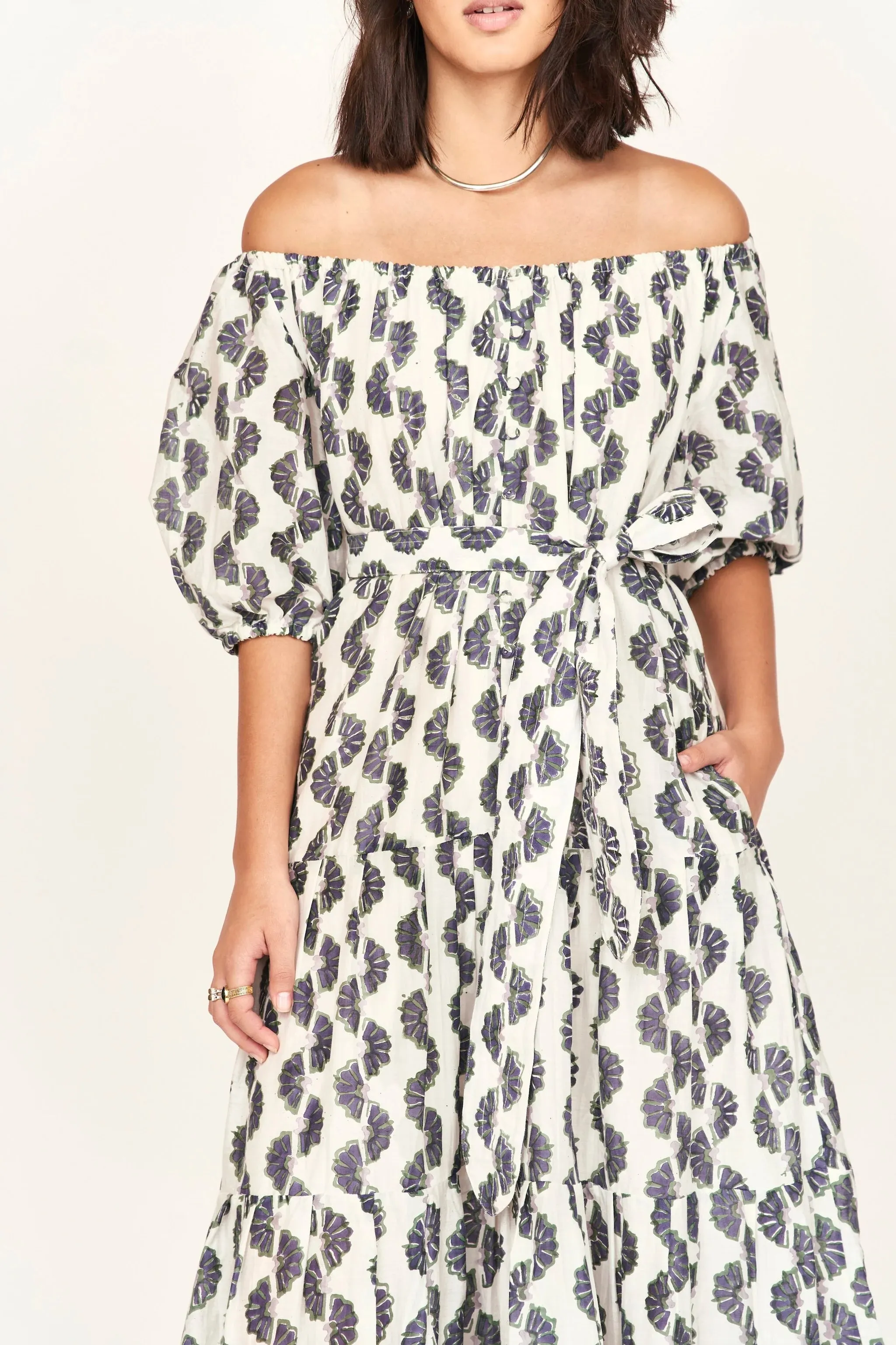 Capri Dress in Orchard Road sold by Beau & Ro product image thumbnail 2