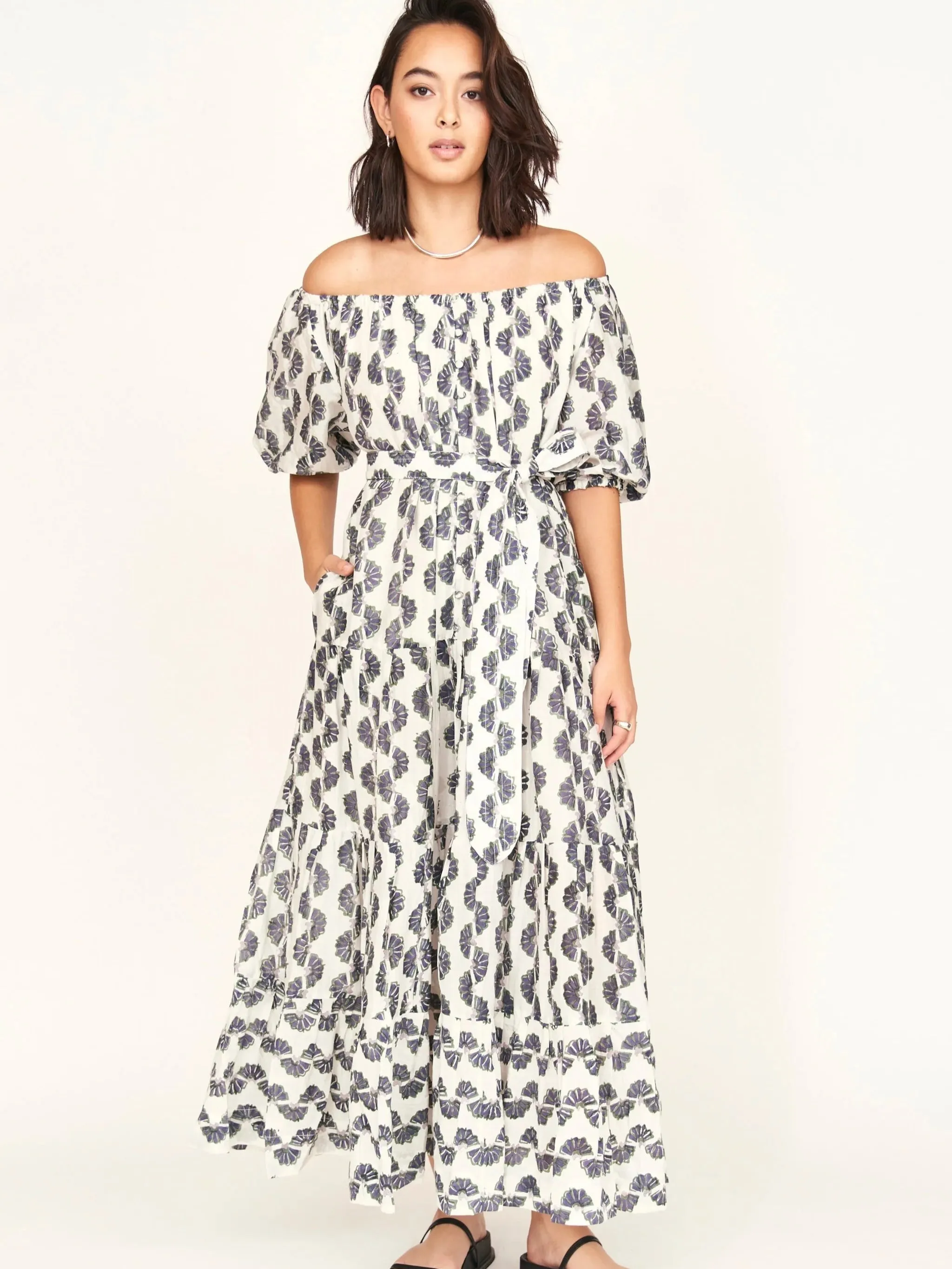 Capri Dress in Orchard Road sold by Beau & Ro