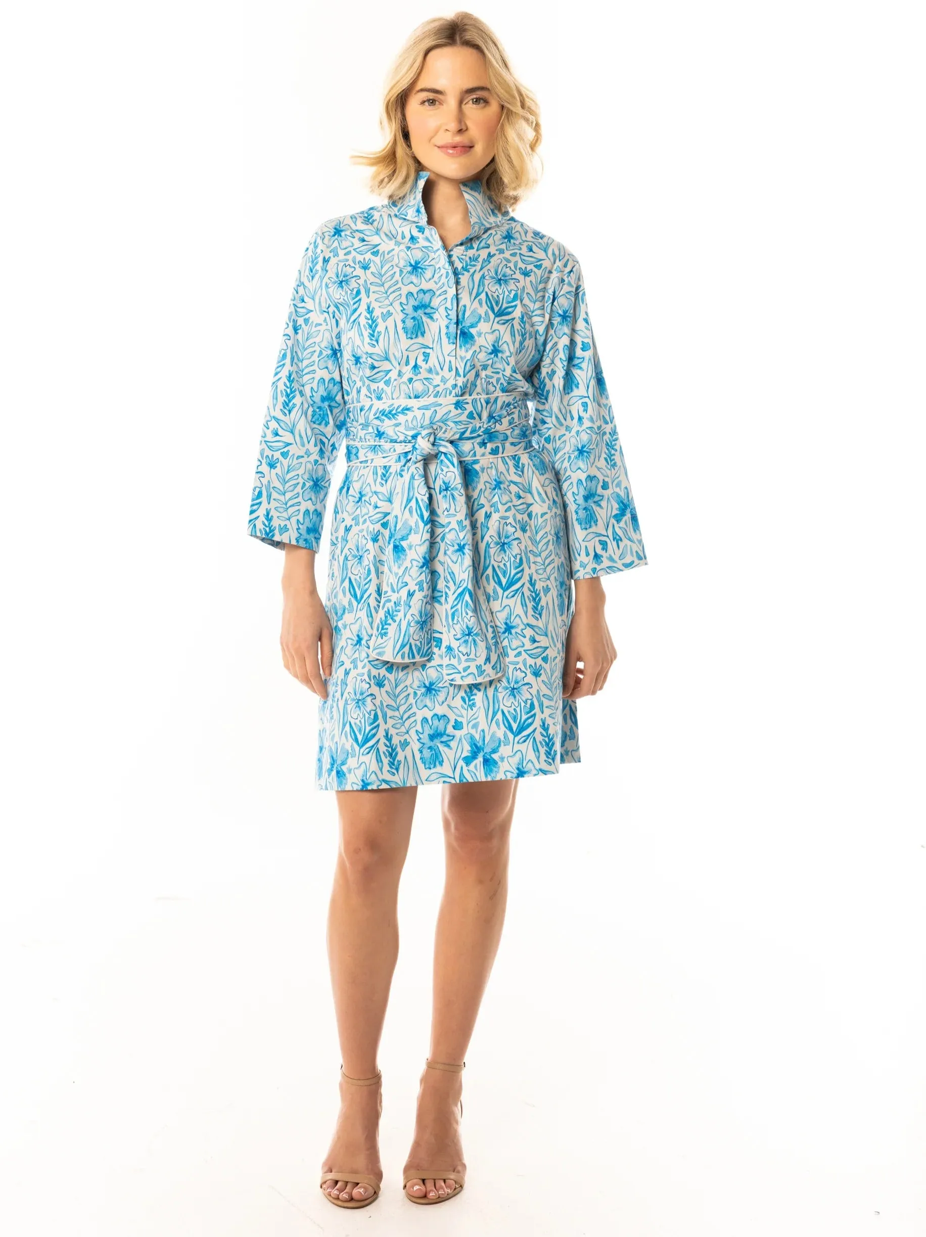 Arden Dress in Indigo Party sold by Beau & Ro