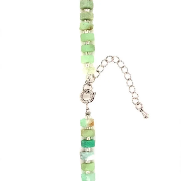 Amazonite Natural Gemstone Beaded Necklace sold by Beau & Ro product image thumbnail 2